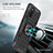 Funda Bumper Silicona y Plastico Mate Carcasa con Magnetico Anillo de dedo Soporte MQ1 para Samsung Galaxy A02s
