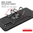 Funda Bumper Silicona y Plastico Mate Carcasa con Magnetico Anillo de dedo Soporte MQ1 para Samsung Galaxy A41