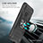 Funda Bumper Silicona y Plastico Mate Carcasa con Magnetico Anillo de dedo Soporte MQ1 para Samsung Galaxy M01s