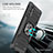 Funda Bumper Silicona y Plastico Mate Carcasa con Magnetico Anillo de dedo Soporte MQ1 para Samsung Galaxy Note 10 5G