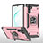 Funda Bumper Silicona y Plastico Mate Carcasa con Magnetico Anillo de dedo Soporte MQ1 para Samsung Galaxy Note 10 5G