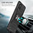 Funda Bumper Silicona y Plastico Mate Carcasa con Magnetico Anillo de dedo Soporte MQ1 para Samsung Galaxy Note 10 Lite