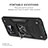 Funda Bumper Silicona y Plastico Mate Carcasa con Magnetico Anillo de dedo Soporte MQ1 para Xiaomi Poco C40