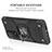 Funda Bumper Silicona y Plastico Mate Carcasa con Magnetico Anillo de dedo Soporte MQ1 para Xiaomi Redmi K30S 5G