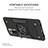Funda Bumper Silicona y Plastico Mate Carcasa con Magnetico Anillo de dedo Soporte MQ1 para Xiaomi Redmi Note 10 Pro Max