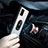 Funda Bumper Silicona y Plastico Mate Carcasa con Magnetico Anillo de dedo Soporte MQ2 para Samsung Galaxy S10 Lite