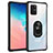 Funda Bumper Silicona y Plastico Mate Carcasa con Magnetico Anillo de dedo Soporte MQ2 para Samsung Galaxy S10 Lite