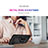 Funda Bumper Silicona y Plastico Mate Carcasa con Magnetico Anillo de dedo Soporte MQ3 para Samsung Galaxy A13 5G