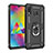 Funda Bumper Silicona y Plastico Mate Carcasa con Magnetico Anillo de dedo Soporte MQ3 para Samsung Galaxy M20