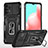 Funda Bumper Silicona y Plastico Mate Carcasa con Magnetico Anillo de dedo Soporte MQ4 para Samsung Galaxy M32 5G