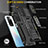 Funda Bumper Silicona y Plastico Mate Carcasa con Magnetico Anillo de dedo Soporte MQ4 para Xiaomi Redmi 10 4G