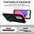 Funda Bumper Silicona y Plastico Mate Carcasa con Magnetico Anillo de dedo Soporte MQ6 para Samsung Galaxy A33 5G