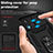 Funda Bumper Silicona y Plastico Mate Carcasa con Magnetico Anillo de dedo Soporte MQ6 para Samsung Galaxy M02