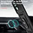 Funda Bumper Silicona y Plastico Mate Carcasa con Magnetico Anillo de dedo Soporte MQ6 para Samsung Galaxy M33 5G
