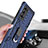 Funda Bumper Silicona y Plastico Mate Carcasa con Magnetico Anillo de dedo Soporte N03 para Samsung Galaxy Note 20 5G