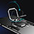 Funda Bumper Silicona y Plastico Mate Carcasa con Magnetico Anillo de dedo Soporte para Huawei Honor 9X Pro