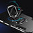 Funda Bumper Silicona y Plastico Mate Carcasa con Magnetico Anillo de dedo Soporte para Huawei Y8s