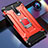 Funda Bumper Silicona y Plastico Mate Carcasa con Magnetico Anillo de dedo Soporte para Xiaomi Poco X2