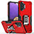 Funda Bumper Silicona y Plastico Mate Carcasa con Magnetico Anillo de dedo Soporte QW1 para Samsung Galaxy M32 5G