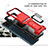 Funda Bumper Silicona y Plastico Mate Carcasa con Magnetico Anillo de dedo Soporte QW1 para Samsung Galaxy Z Flip4 5G