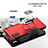 Funda Bumper Silicona y Plastico Mate Carcasa con Magnetico Anillo de dedo Soporte QW1 para Xiaomi Redmi 9AT