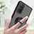 Funda Bumper Silicona y Plastico Mate Carcasa con Magnetico Anillo de dedo Soporte QW2 para Samsung Galaxy S20 Lite 5G