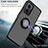 Funda Bumper Silicona y Plastico Mate Carcasa con Magnetico Anillo de dedo Soporte QW2 para Xiaomi Redmi 11 Prime 5G