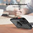 Funda Bumper Silicona y Plastico Mate Carcasa con Magnetico Anillo de dedo Soporte QW2 para Xiaomi Redmi Note 10 Pro 4G