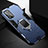 Funda Bumper Silicona y Plastico Mate Carcasa con Magnetico Anillo de dedo Soporte R01 para Huawei Honor 30 Lite 5G