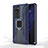 Funda Bumper Silicona y Plastico Mate Carcasa con Magnetico Anillo de dedo Soporte R01 para Huawei P40