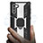 Funda Bumper Silicona y Plastico Mate Carcasa con Magnetico Anillo de dedo Soporte R01 para Samsung Galaxy Note 10 5G