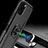 Funda Bumper Silicona y Plastico Mate Carcasa con Magnetico Anillo de dedo Soporte R02 para Apple iPhone 11 Pro