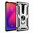Funda Bumper Silicona y Plastico Mate Carcasa con Magnetico Anillo de dedo Soporte R02 para Xiaomi Mi 9T Pro