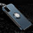Funda Bumper Silicona y Plastico Mate Carcasa con Magnetico Anillo de dedo Soporte R03 para Samsung Galaxy S20 Plus