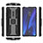 Funda Bumper Silicona y Plastico Mate Carcasa con Magnetico Anillo de dedo Soporte R03 para Xiaomi Mi 9T Pro
