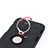 Funda Bumper Silicona y Plastico Mate Carcasa con Magnetico Anillo de dedo Soporte R04 para Huawei Honor 20i
