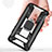 Funda Bumper Silicona y Plastico Mate Carcasa con Magnetico Anillo de dedo Soporte R04 para Samsung Galaxy S10 5G