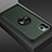 Funda Bumper Silicona y Plastico Mate Carcasa con Magnetico Anillo de dedo Soporte R07 para Apple iPhone 11 Pro Max