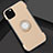Funda Bumper Silicona y Plastico Mate Carcasa con Magnetico Anillo de dedo Soporte S01 para Apple iPhone 11 Pro Max