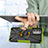 Funda Bumper Silicona y Plastico Mate Carcasa con Magnetico Anillo de dedo Soporte S01 para Motorola Moto G51 5G