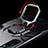 Funda Bumper Silicona y Plastico Mate Carcasa con Magnetico Anillo de dedo Soporte S01 para Xiaomi Mi 10 Ultra