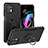 Funda Bumper Silicona y Plastico Mate Carcasa con Magnetico Anillo de dedo Soporte S02 para Motorola Moto Edge 20 Lite 5G