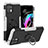 Funda Bumper Silicona y Plastico Mate Carcasa con Magnetico Anillo de dedo Soporte S02 para Motorola Moto Edge 20 Lite 5G