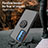 Funda Bumper Silicona y Plastico Mate Carcasa con Magnetico Anillo de dedo Soporte S04 para Motorola Moto Edge 20 Pro 5G