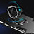 Funda Bumper Silicona y Plastico Mate Carcasa con Magnetico Anillo de dedo Soporte S08 para Samsung Galaxy S21 Plus 5G