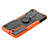 Funda Bumper Silicona y Plastico Mate Carcasa con Magnetico Anillo de dedo Soporte T09 para Samsung Galaxy S21 Plus 5G