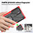 Funda Bumper Silicona y Plastico Mate Carcasa con Magnetico Anillo de dedo Soporte T09 para Samsung Galaxy S21 Ultra 5G