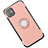 Funda Bumper Silicona y Plastico Mate Carcasa con Magnetico Anillo de dedo Soporte Y01 para Apple iPhone 11