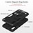 Funda Bumper Silicona y Plastico Mate Carcasa con Magnetico Anillo de dedo Soporte Y01B para Samsung Galaxy M10