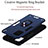 Funda Bumper Silicona y Plastico Mate Carcasa con Magnetico Anillo de dedo Soporte Y01B para Samsung Galaxy M40S